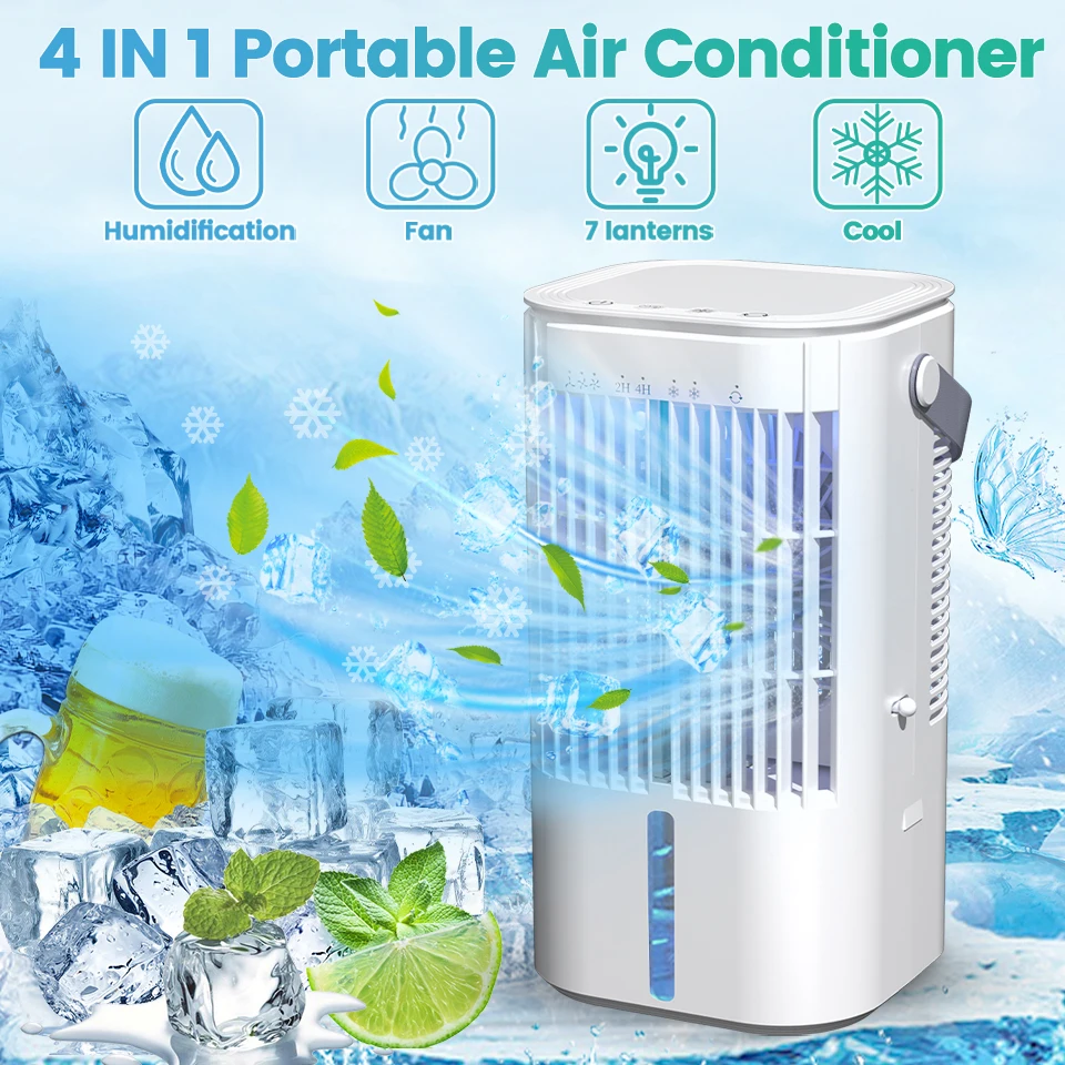 Direct Manufacturer Wholesale Good Price Low Noise Air Cooling Fan Rotation USB Air Conditioner Fan for Bedroom Living Room