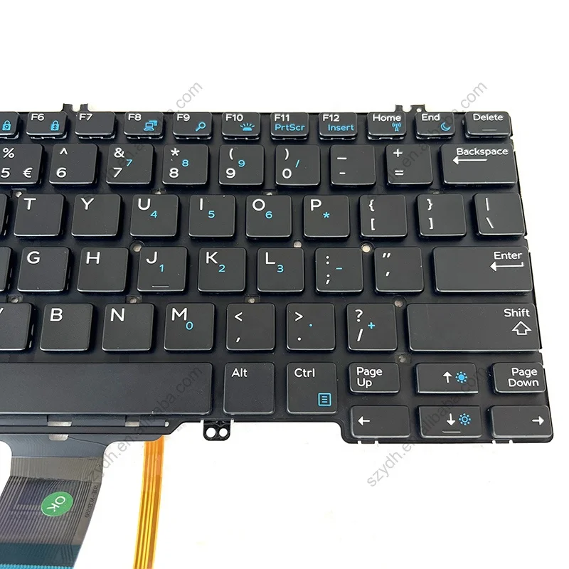 New Backlit Teclado UI US English Laptop Keyboard For Dell Latitude 5280 5288 5290 7280 7290 7380 7390 5289 2in1 7389 2in1 7390