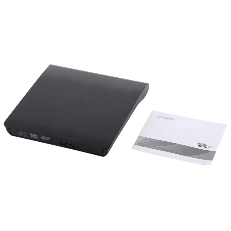 sell well  Support Hot Plug External Black CD USB3.0 Laptop DVDRW Writer