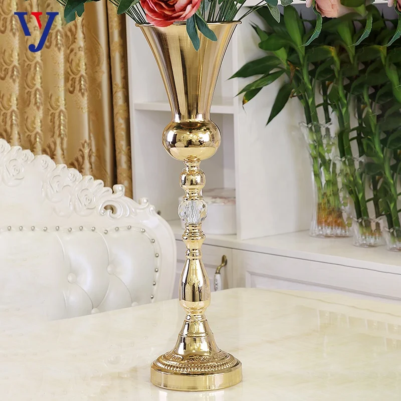 Home wedding decorations candlestick tall flower  vase ornaments