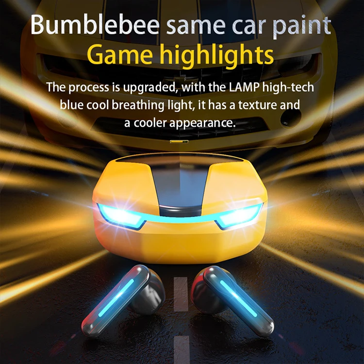 Original wireless gaming earphone earbud tws stereo sport music headset S200 BT 5.0 low latency in-ear headphone