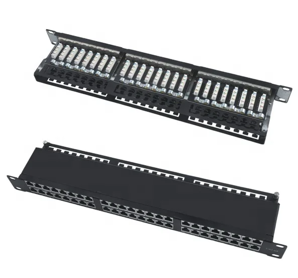 24 порта rj45 cat6 Патч-панель Международная пустая патч-панель Cat