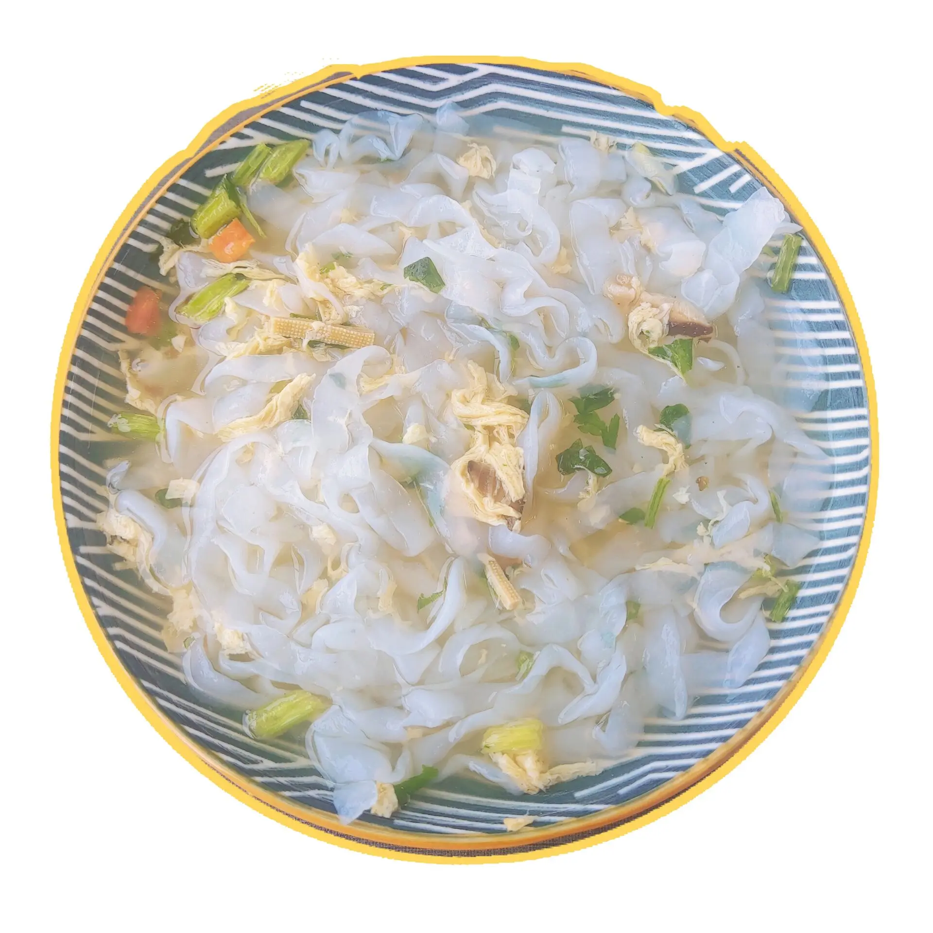 Мгновенное Здоровое питание Конжак феттуccine низкие калории и низкий уровень жира с кукурузным яичным супом