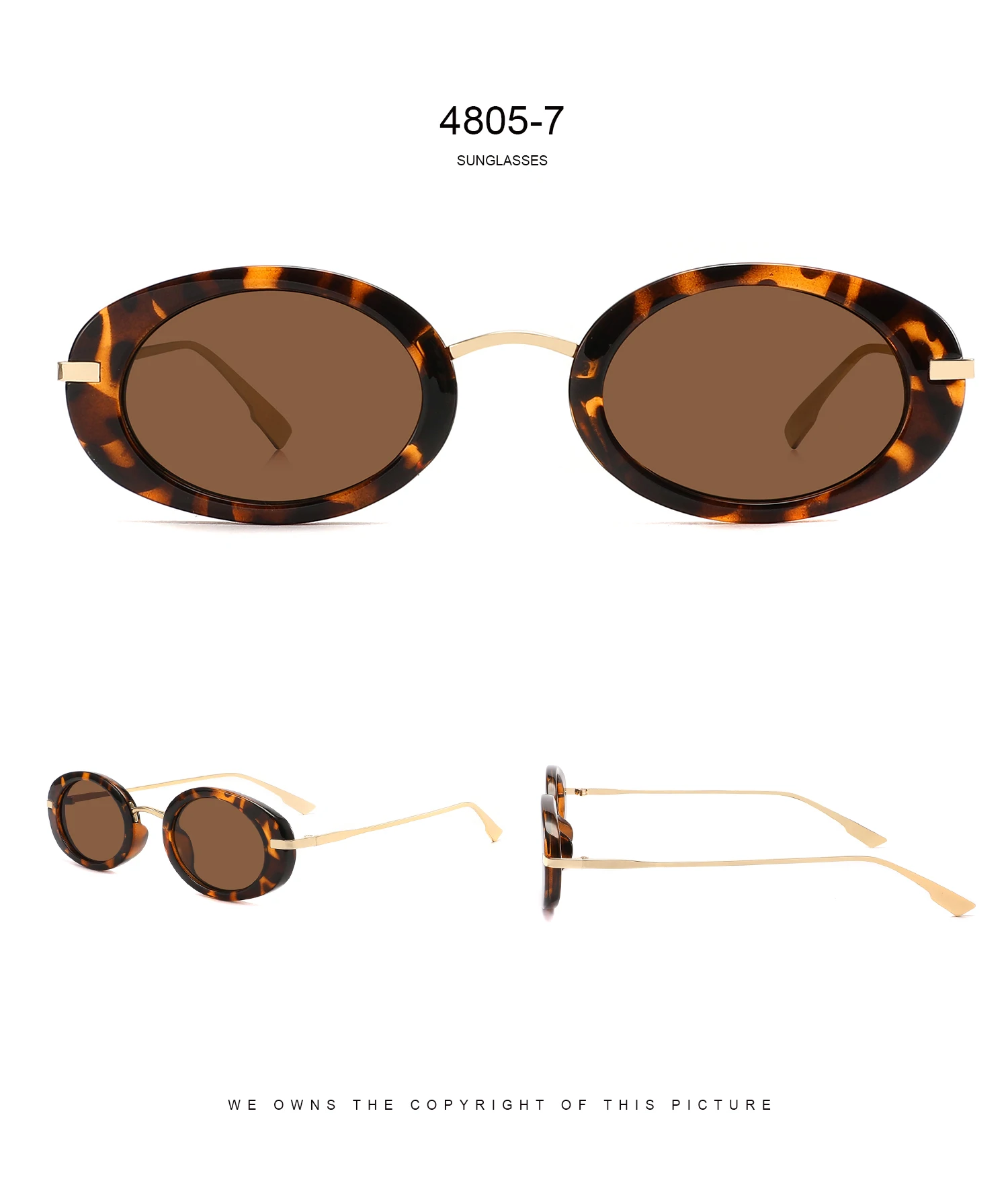 2024 Fashionable new vintage Women PC sunglasses custom logo Lightweight metal Stock Bulk sunglasses