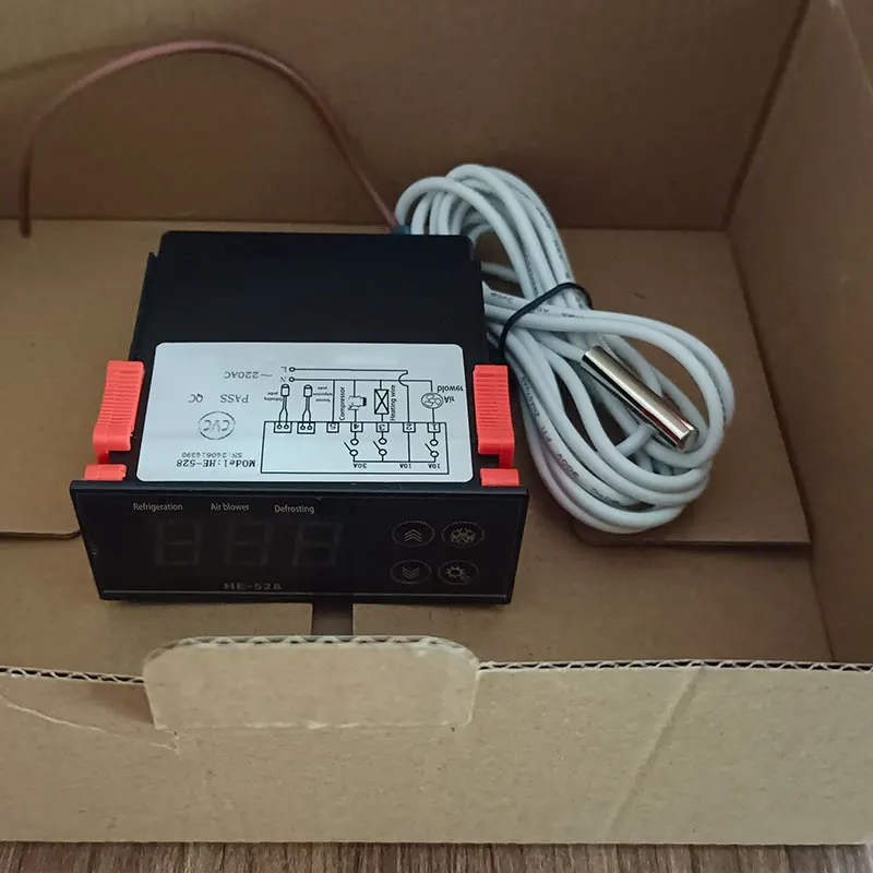 Longhey Refrigerator Thermostat Regulator for Water Chiller Temperature Controller With Plastic And Metal Electric Power Source