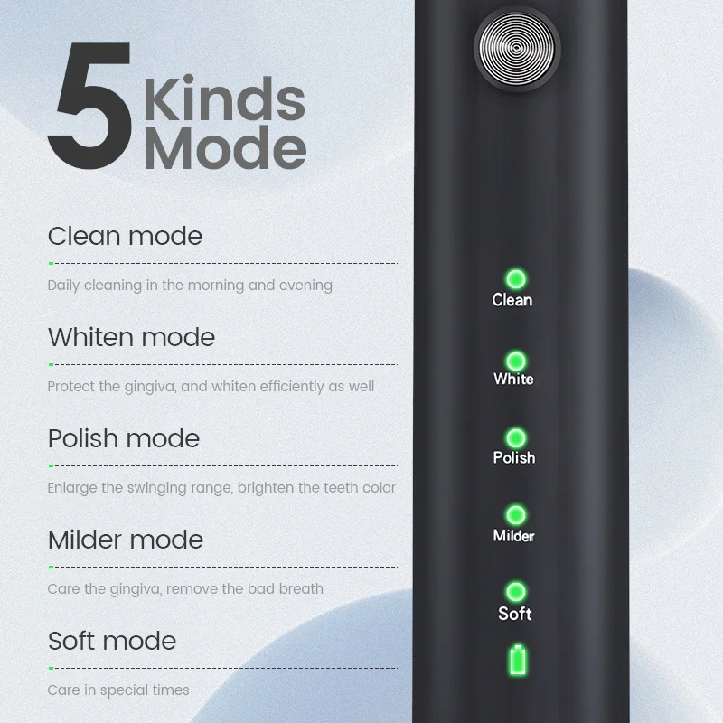 Настраиваемый логотип 7Am2m электрическая зубная щетка для взрослых звуковая дорожная