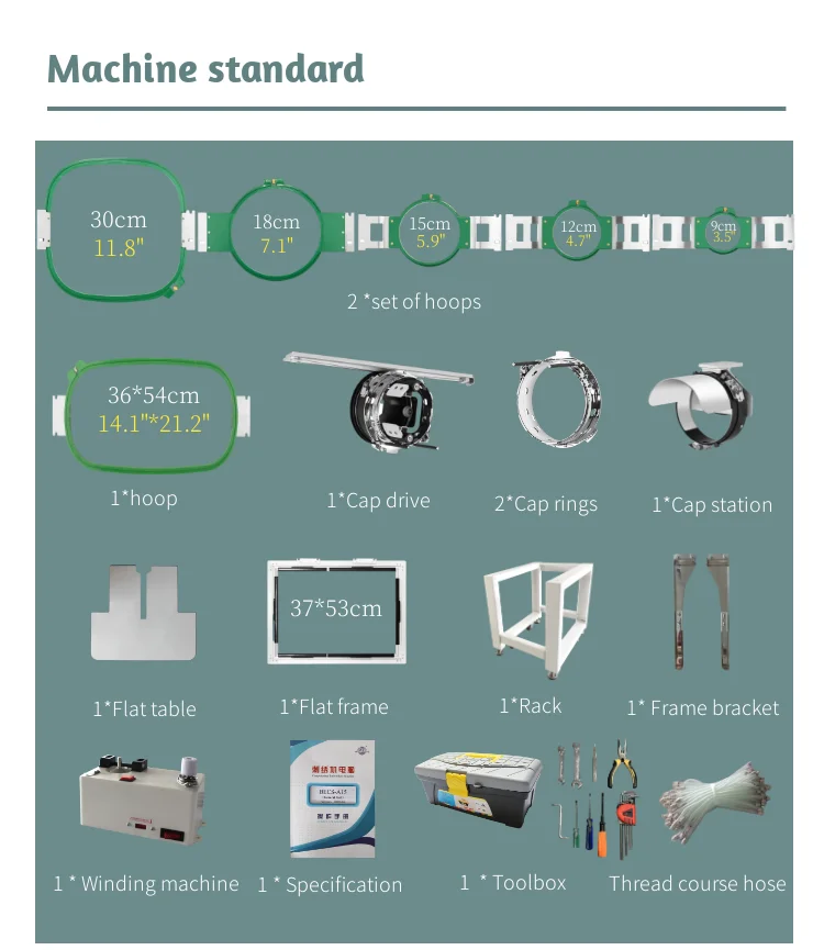 FUWEI  single head high speed multifunction T-shirt Embroidery machine for design shop