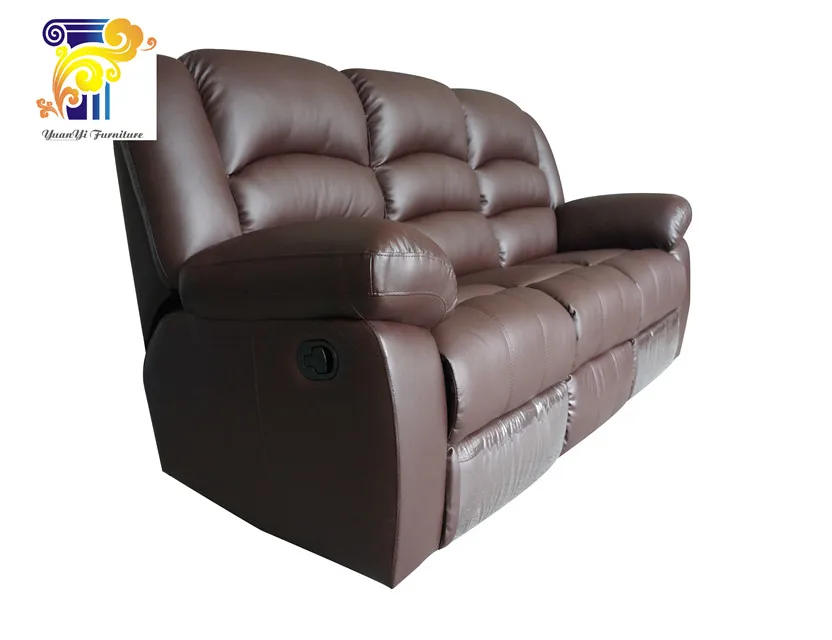 Hot selling 3+2+1 Modern 6 Seater living room full grain leather home theater recliner sofa set