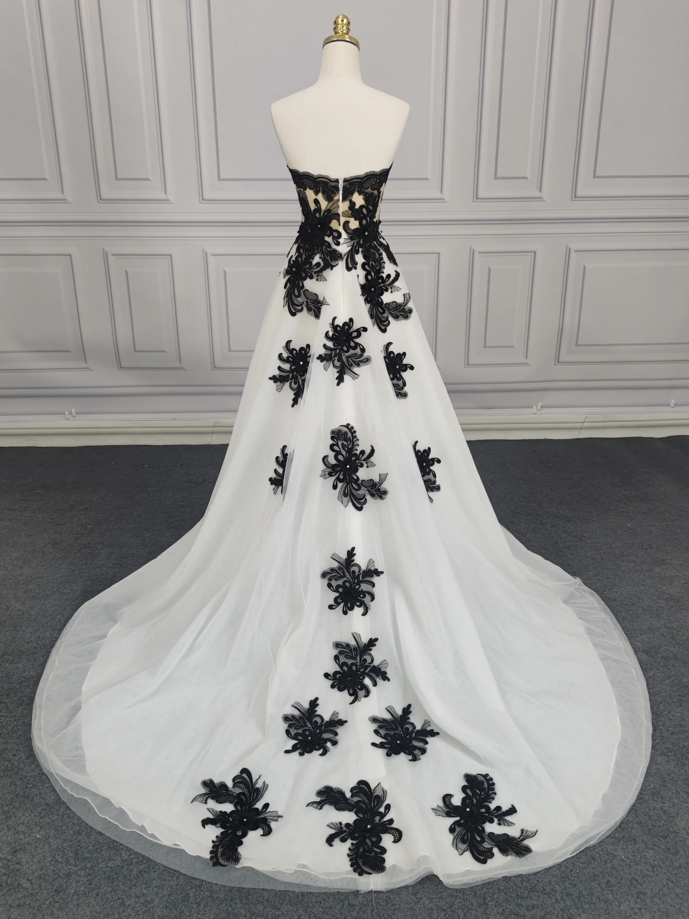 A line sweetheart strapless bridal dress for women wedding party new 2023