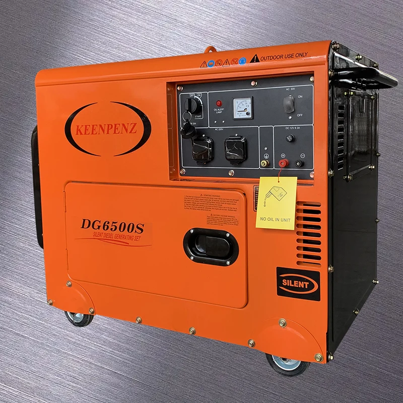High Quality diesel engine air cooled 220V kipor 10KW portable small diesel generator price