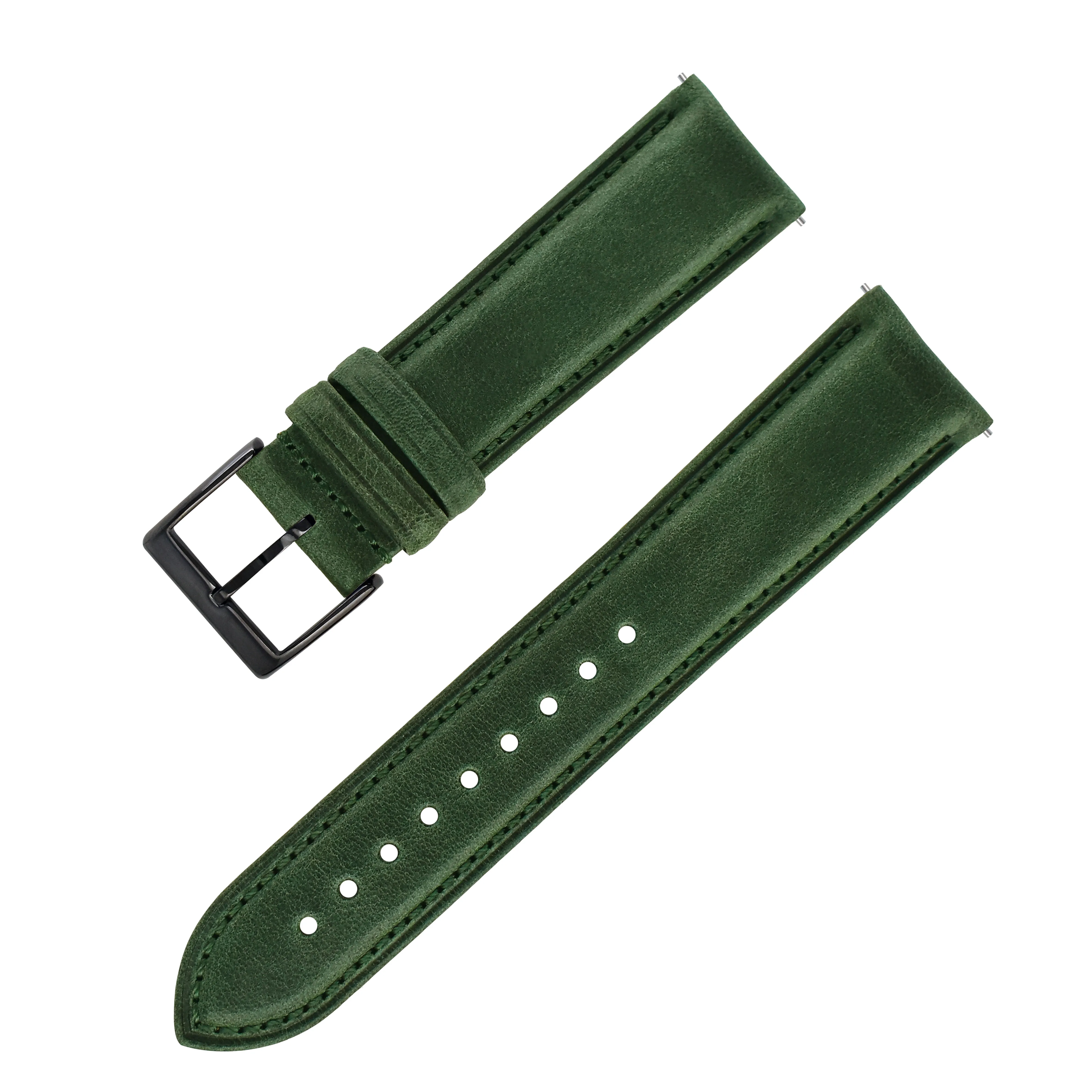 Wholesale Genuine Leather Watch Band Attaches with Push Pins 18mm 20mm 22mm Watch Strap For Samsung Watch