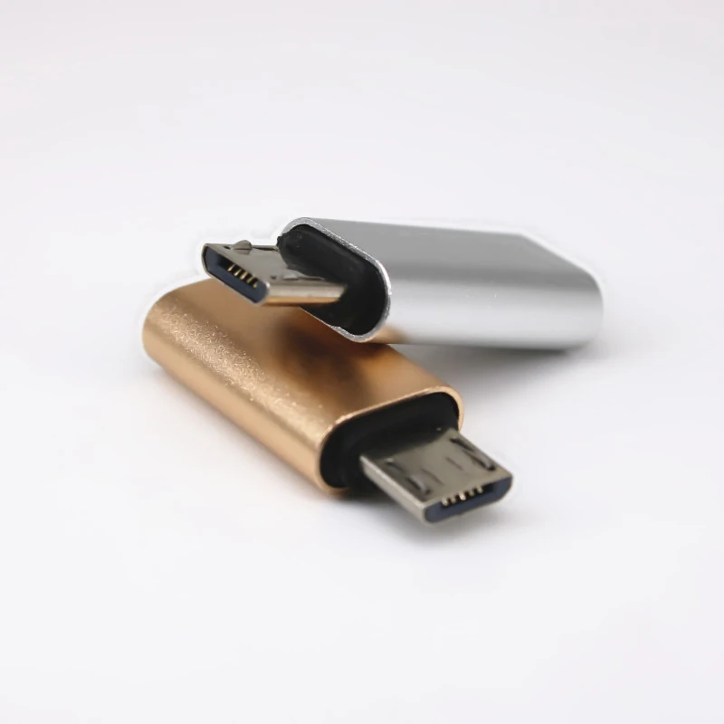 Портативный переходник OTG Type C с гнездом type-c на micro