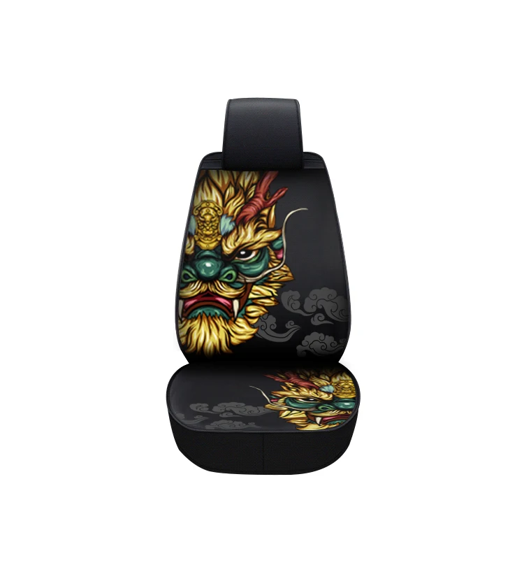 Guochao Style Chinese Traditional Culture Car Seat Covers Universal Fit  for Most Cars Car Interior Accessories