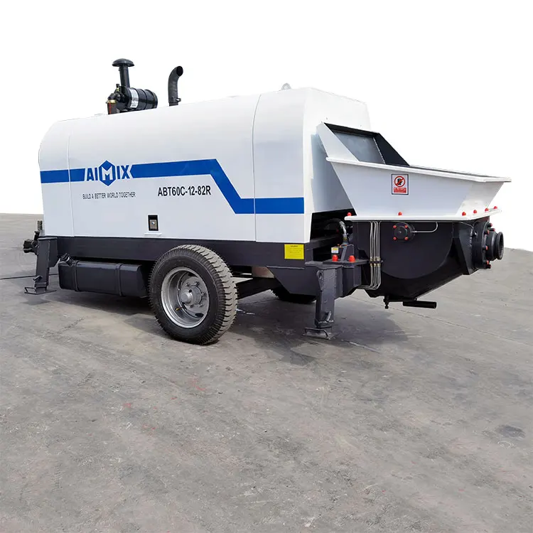 60m3 бетононасосная машина ABT60C, дизельный бетононасос для продажи в Пакистане