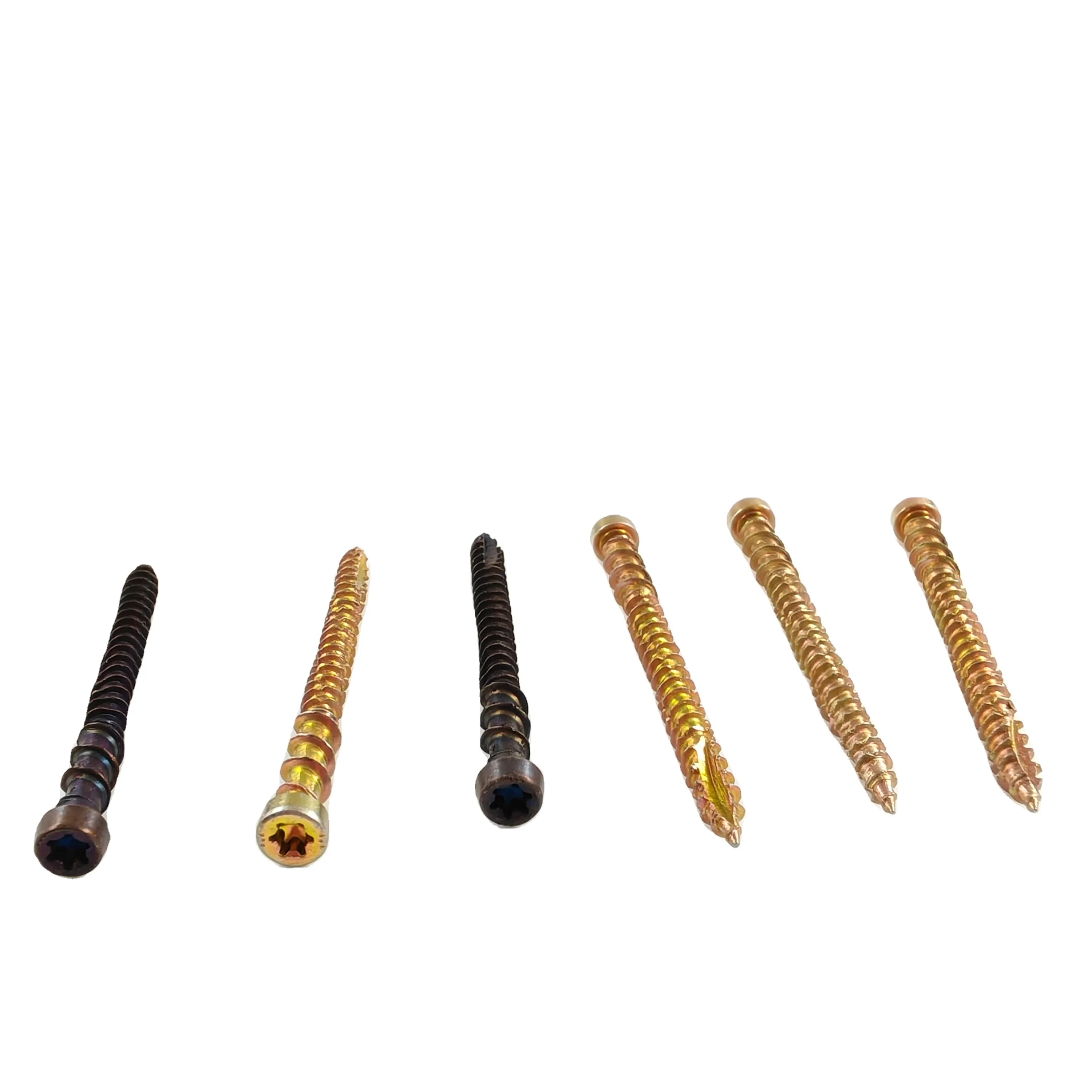 China Fastener Factory High Quality Bi-Metal Round Head Torx Drive Bi-metal Screw with Diamond Point for roofing