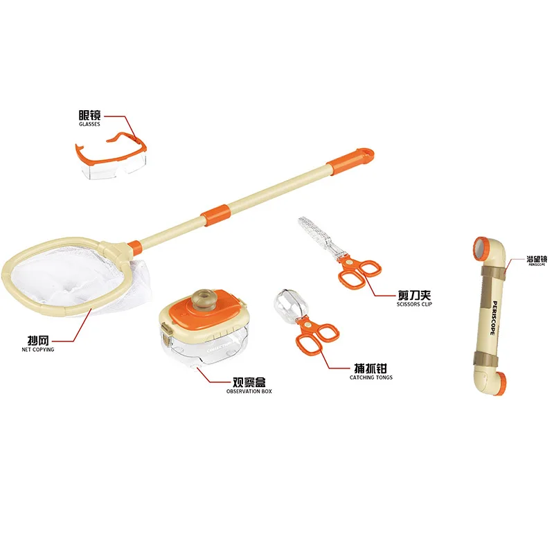 Outdoor Camping Science Toy Educational Bug Catching Kit Insect Observation Box For Kids