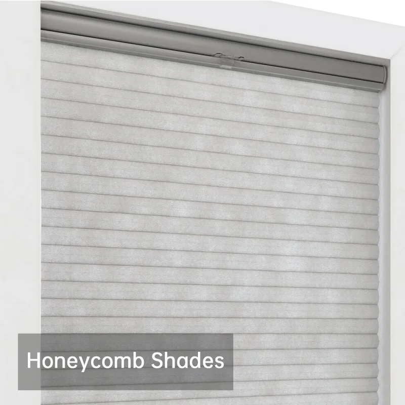 Chain Automatic Honeycomb Shades Small Orders /Sunroom Honeycomb Cellular Motorized Blinds