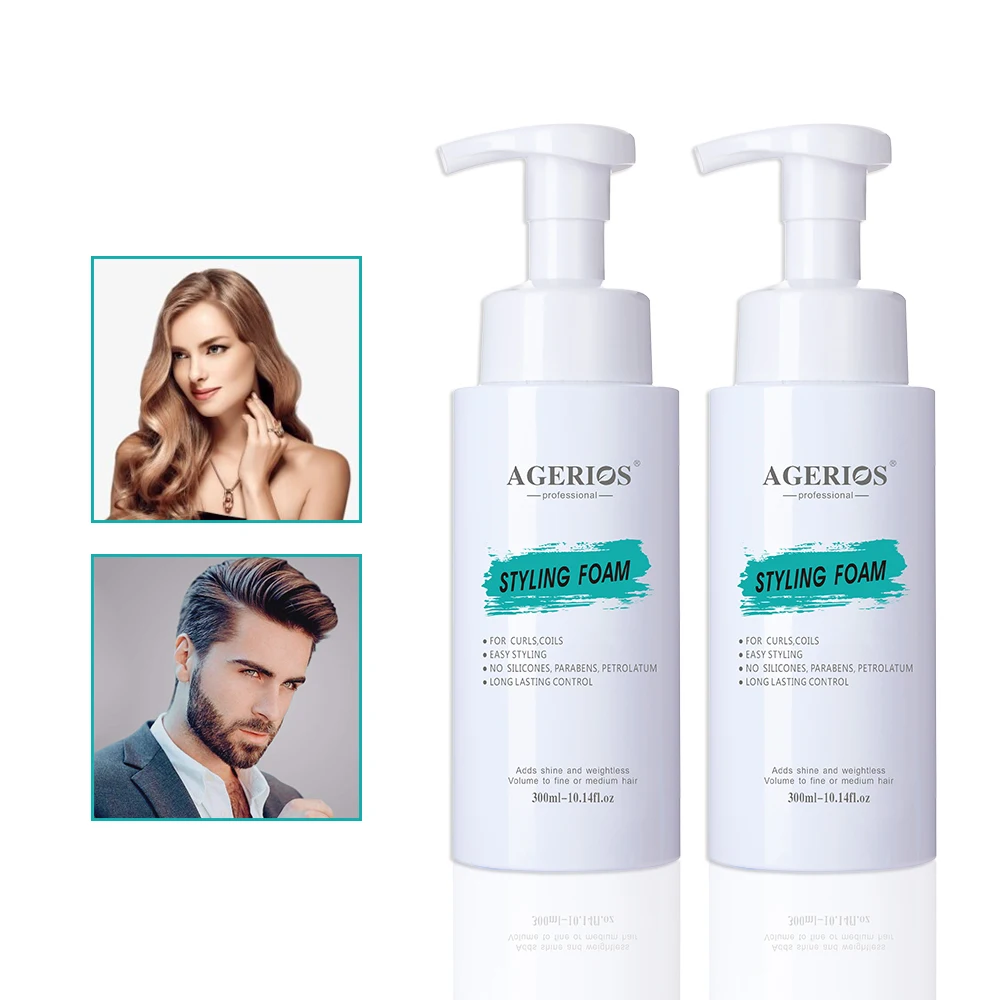 Recycling Material Light-weight Hair Styling Mousse Foam Cleansing with Locking Neck Protecting Children