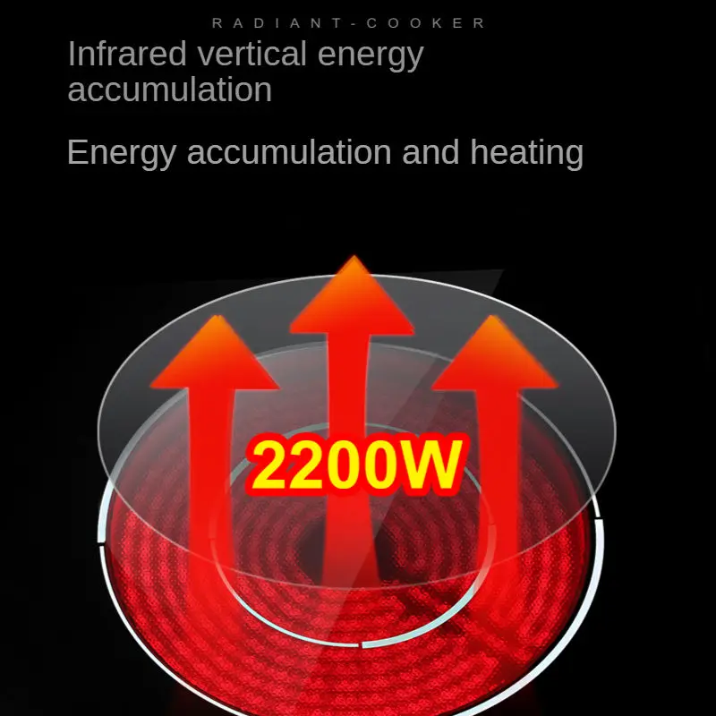Low Price 2200W Electric Ceramic Stove Infrared Heating Household Hot Pot BBQ portable cooker electric Induction Cooktop single