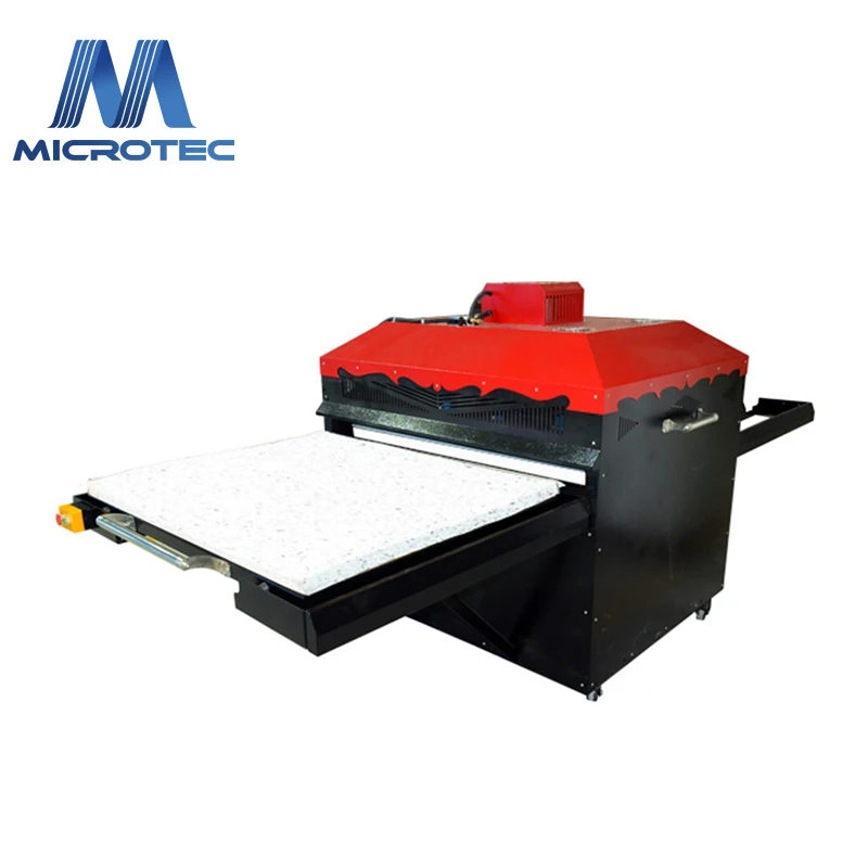 MICROTEC heat press Hot Products ASTM Penumatic Machine , Automatic large format heat press pneumatic heat press