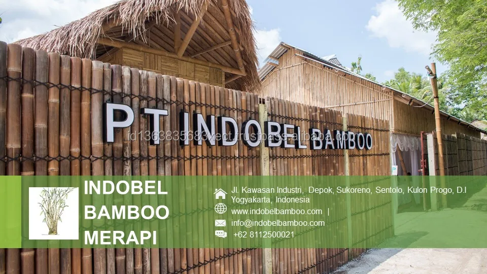 
High Quality Indonesia Bamboo Black Bamboo Treated For Construction 240cm 