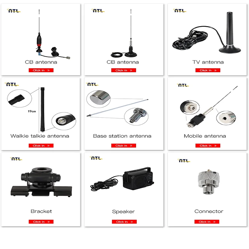 
Manufacture Ham Two Way Radio Mount Tyep Car Mobile 27MHz CB Car Antenna for Communication 