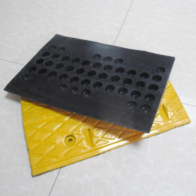 plastic speed bumps Diamond-Shaped School District Road Deceleration Zone rubber traffic Industrial speed bump