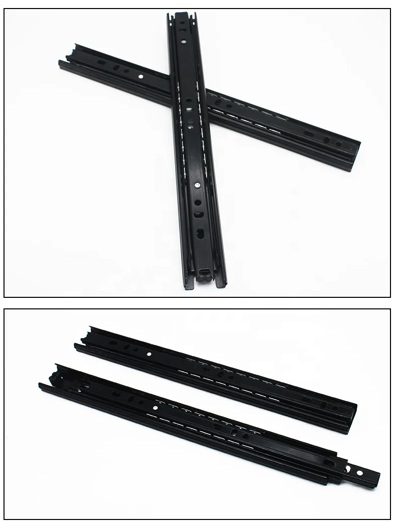 Популярный Стиль, бытовая Бесшумная Выдвижная скользка из твердой стали с шариками шириной 35 мм и толщиной 0,8 мм