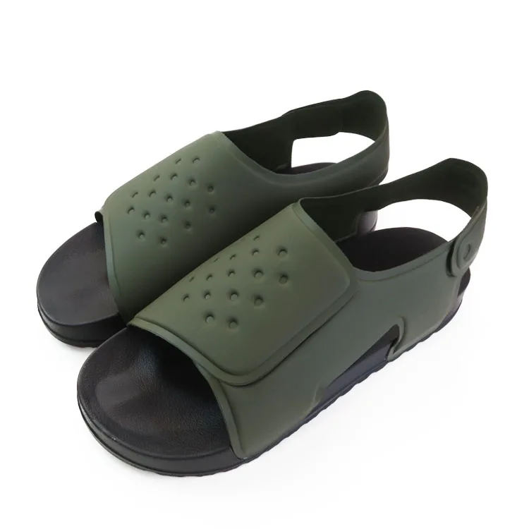 Transparent Color Sandal Jelly Fruit Sandals Colored Hot Fashion Sepatu Pria Man Israel Wood Stick