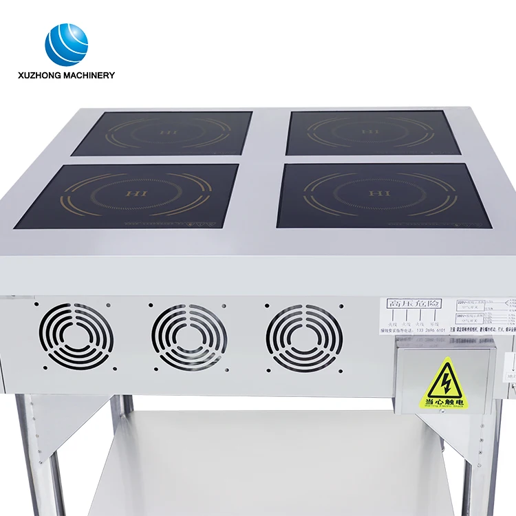 Adopt German Infineon IGBT chip magnetic control induction multi-hearth Induction cooker 4 Burner Electric Induction Stove