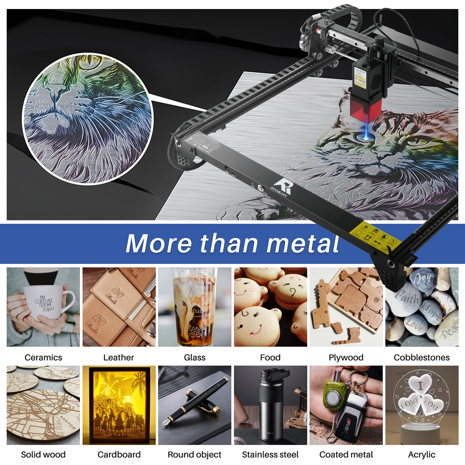 10w/5w/3.5w/1.6w Australian spot laser engraving machine, small wooden metal computer engraving and marking machine