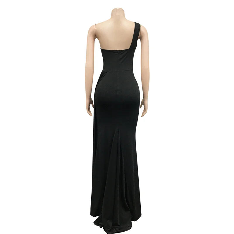 2023 Off Shoulder elegant party club dresses sexy bodycon evening dresses floor length maxi dresses women lady elegant