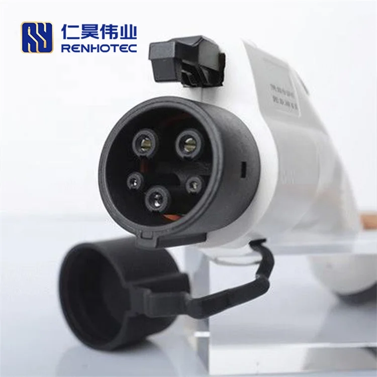 EV Charger Gun Single Phase SAE J1772 Male Plug Vehicle Connector