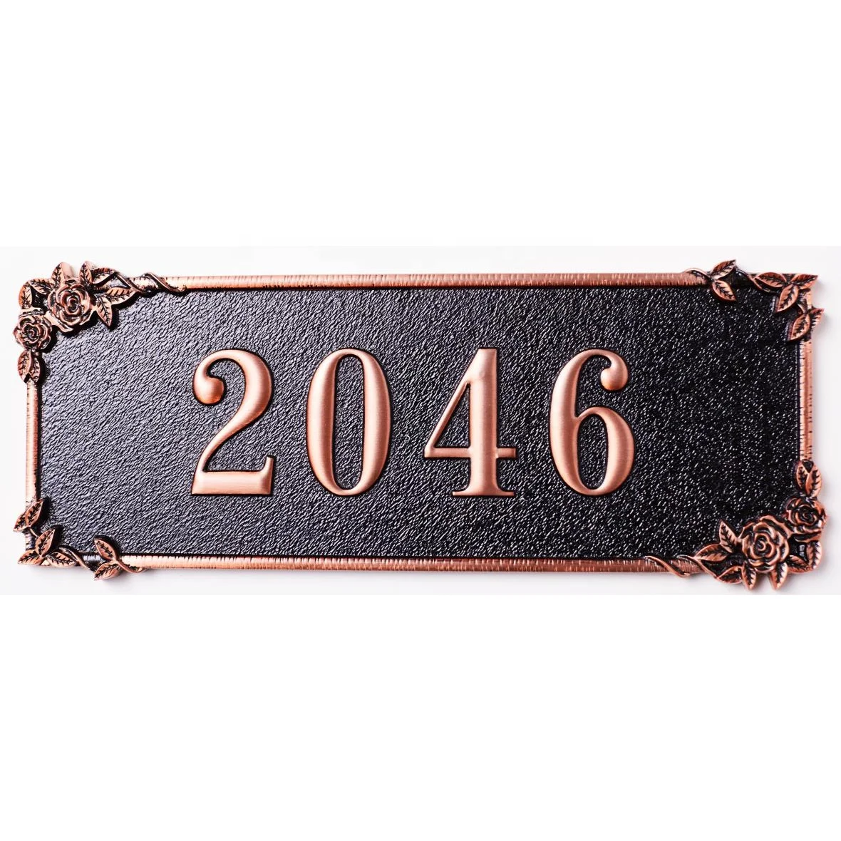 Custom Alumag Style Business Building Office Room Number Plate Hotel Room Entrance Sign Number Polished Apartment Door Number