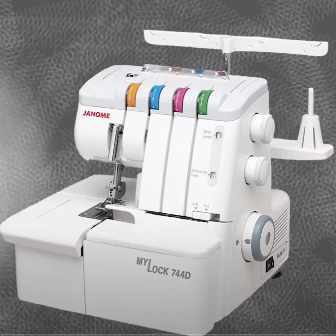 Janome 744D Serger/Overlocker Threading machine