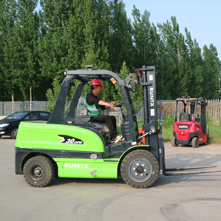 Runtx 4-колесный Электрический вилочный погрузчик 2 тонны 5 тонн 3 80 В мотор 7