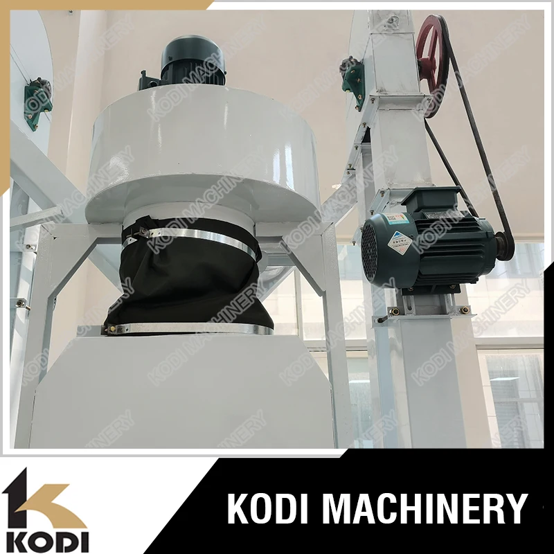 Полностью автоматическая рисовая мельница KODI NZJ20/15A 25 тонн в день для домашнего использования