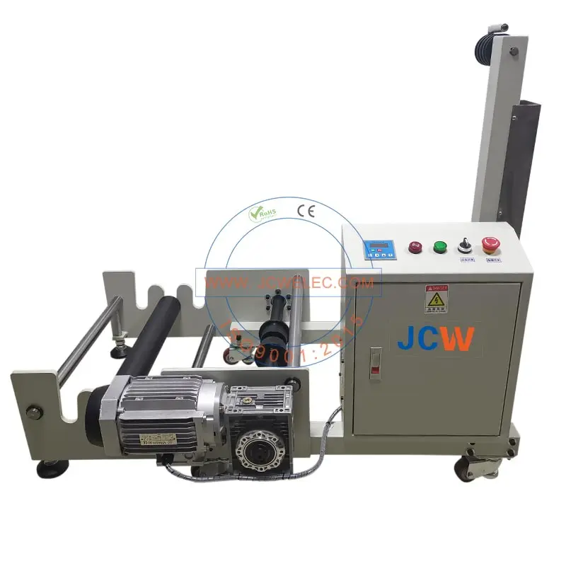 JCW-WP05 Automatic wire unwinding machine heavy duty  roll cable unwinder