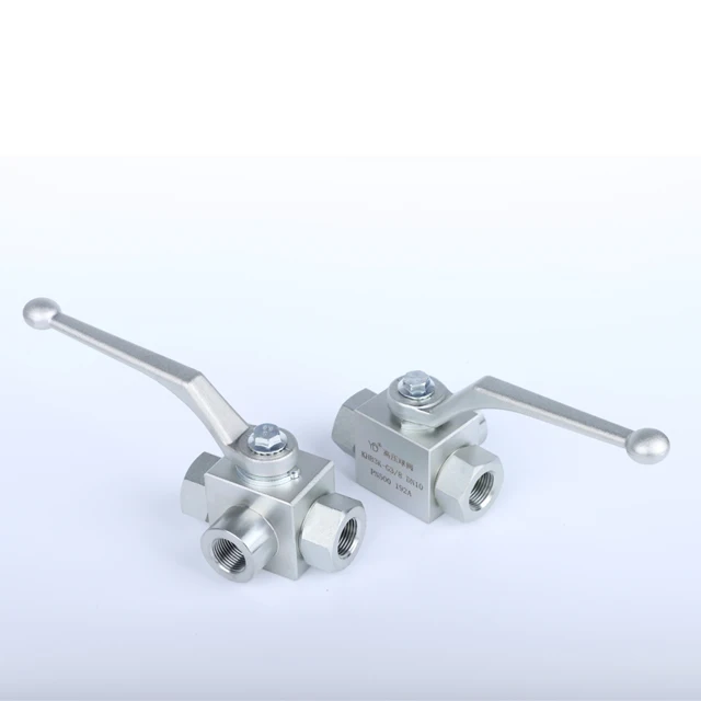KHB3K Ball aside mounting holes series  with holes   hydraulic ball valve stainless steel ball valve stainless steel