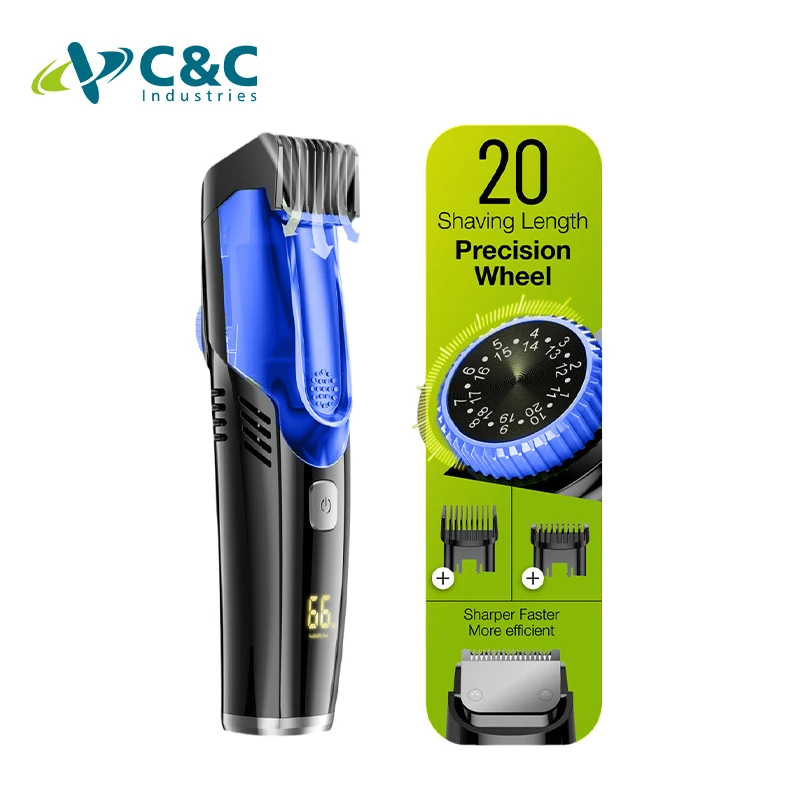 Hair Cut Machine Vacuum Electric Hair Clipper Rechargeable Professional Cordless Men Hair Trimmer Clipper