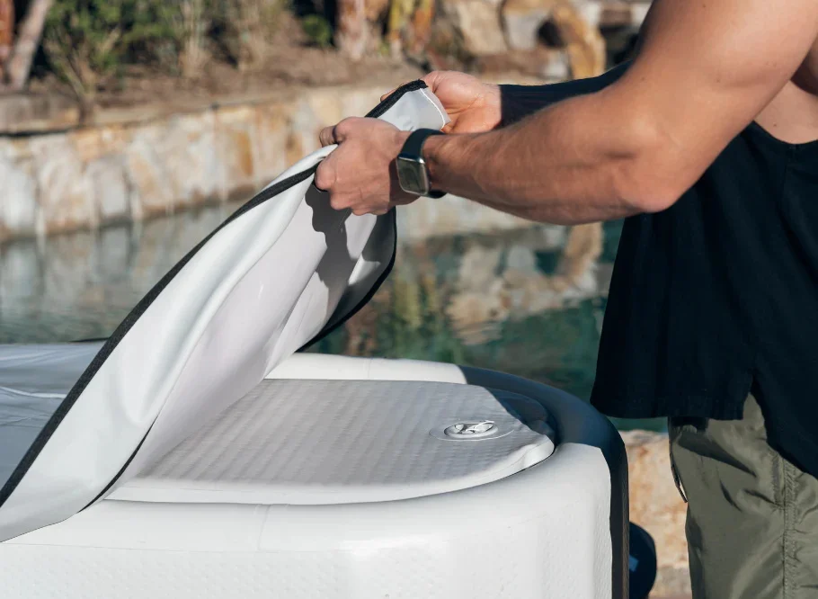 Ого высокое качество надувной холодной с глубоким вырезом и прочный Dropstitch льда ванна для медицинской терапии и спортивное восстановление