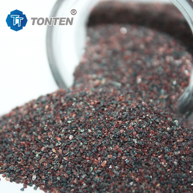 Abrasives Manufacturing Natural Garnet Sandblast Media 100 mesh for Waterjet cutting machine
