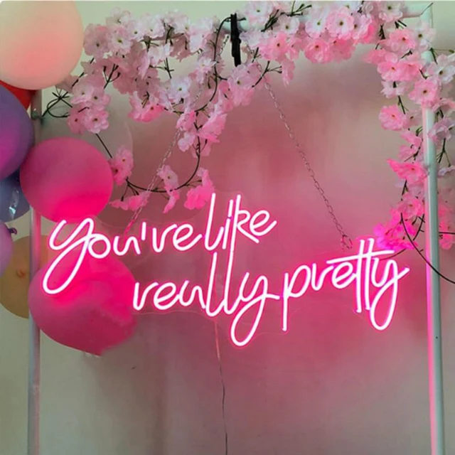 B-neon Custom Soft Light Neon Happy Birthday Sign Metal Sign Light Letter Funny Signs