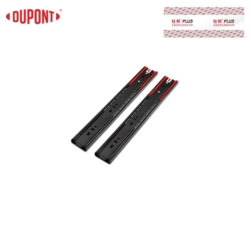 Roeasy 4510-lock7H Full Extension Soft Closing Double Spring Drawer Slide Telescopic Channel Runner
