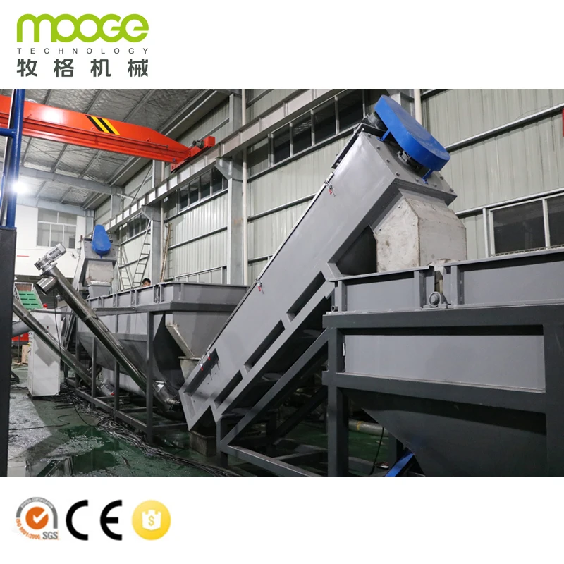 Mooge brand 5 gallon bottle washing machine Waste plastic hard material recycling and cleaning line washing machine
