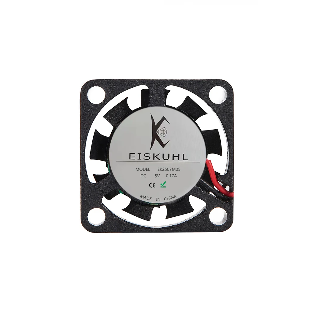 25x25x7mm 5V 4Pin PWM Compact Brushless DC Cooling Fans Axial Flow Speedy Cooling Fan