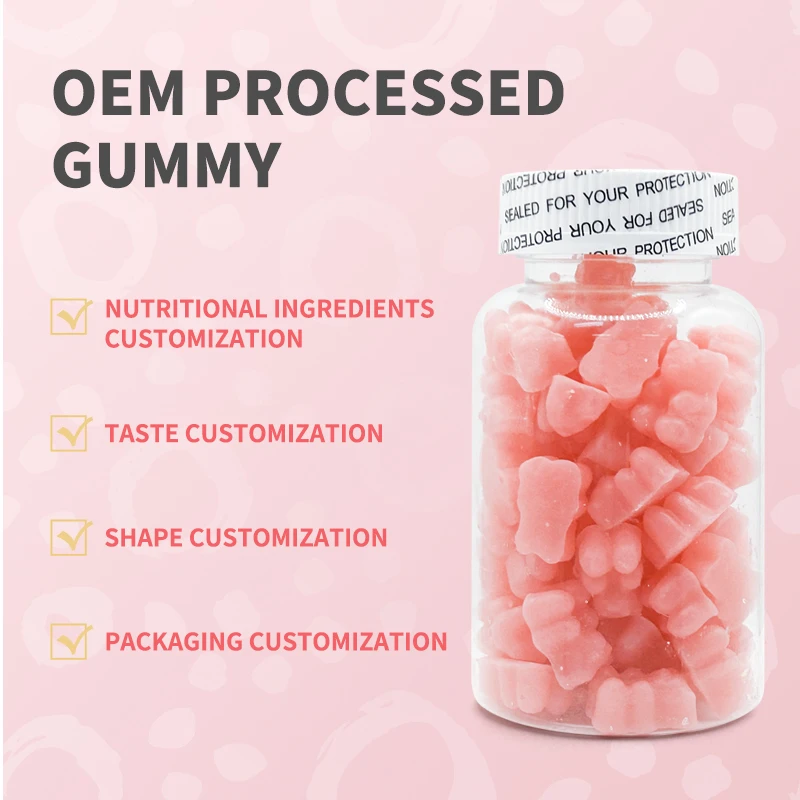 Factory Custom Label Skin Care Maximum Strength Repair Skin Gsh Gummies