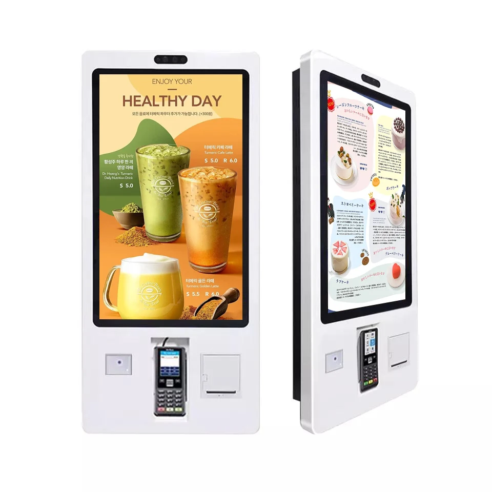 Self Service Payment Checkout Machines Printing Touch Screen Vending Ordering Library Supermarket Self Kiosk