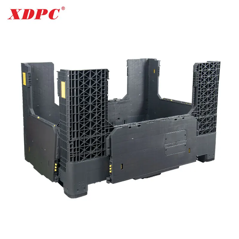 XDPC 1680x1140x1060 мм пластиковая коробка для поддонов сверхмощная промышленная Складная из полиэтилена высокой грузоподъемности