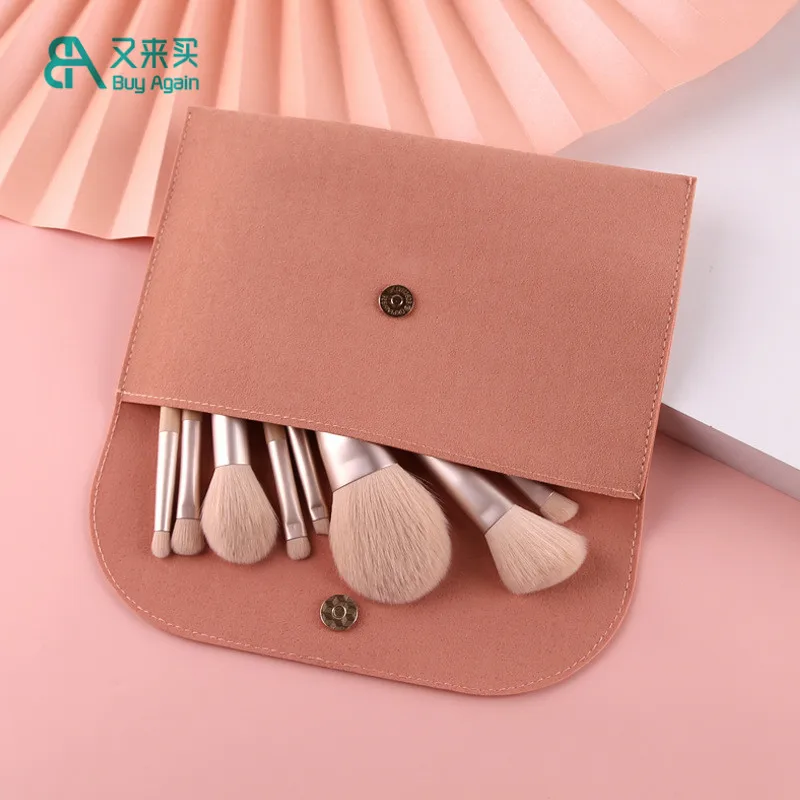 Buy Again 2021 new luxury 8pcs makeup brushy organizer makeup brushes set the matcha green